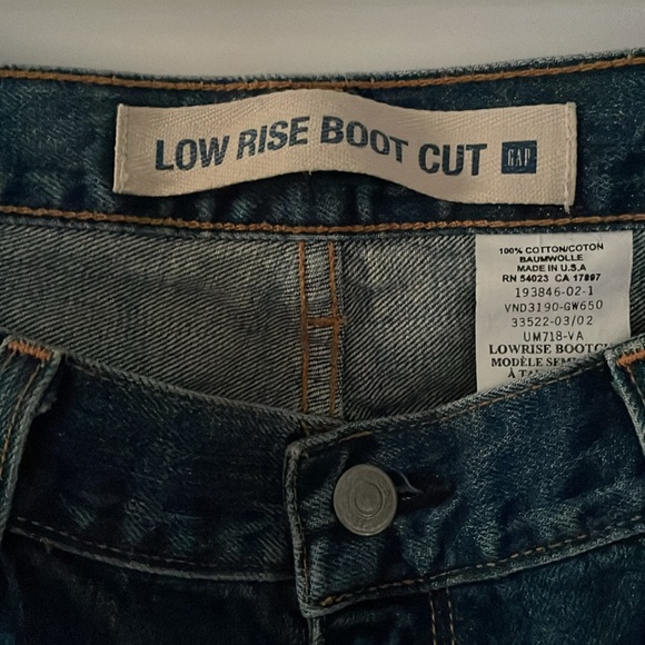 Vintage Low Rise Gap Jeans - Picture 3 of 8